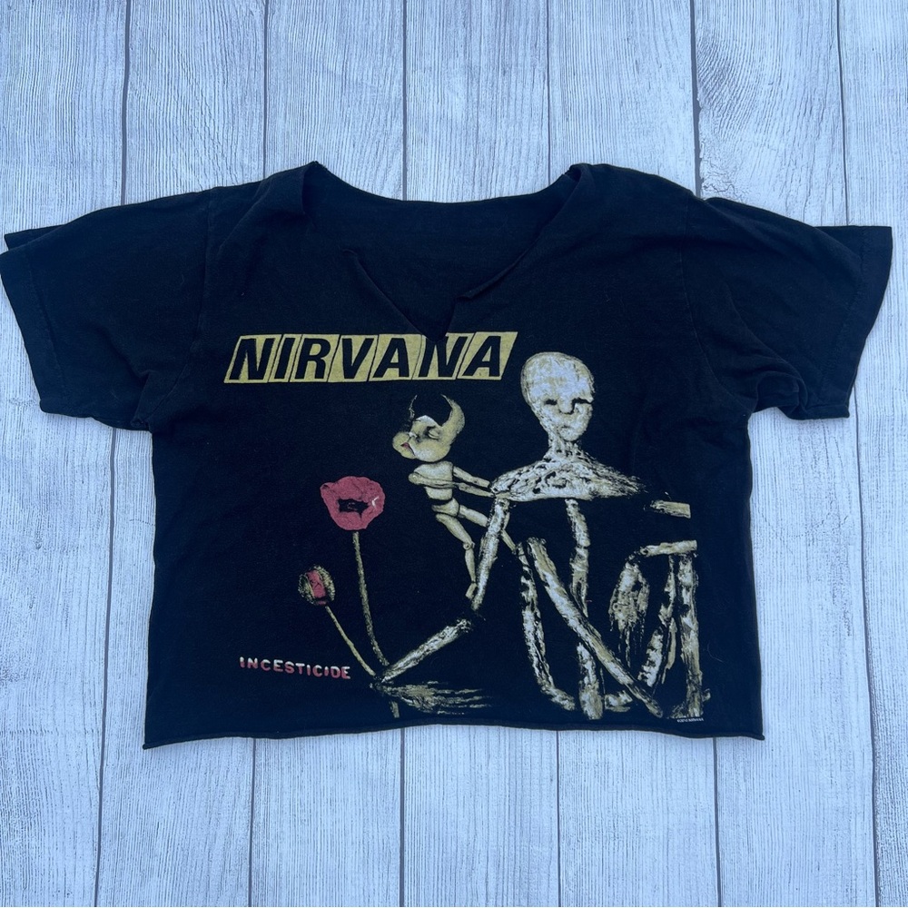 Nirvana Cropped Tee